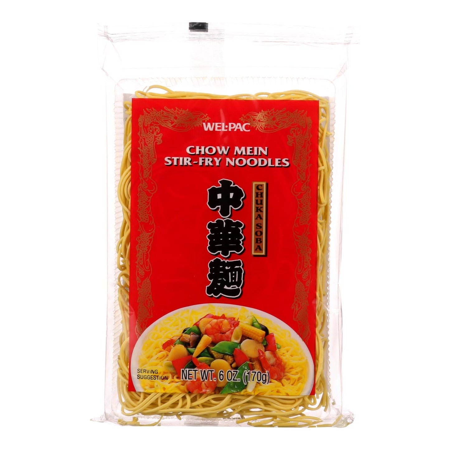 Wel-pac Chow Mein Stir-fry Noodles - Case Of 12 - 6 Oz