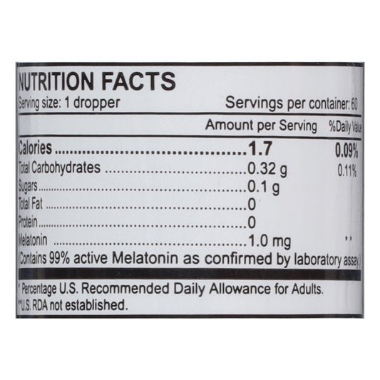 Sublingual Products Melatonin Solution - 2 Fl Oz