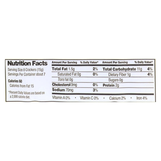 Edward & Sons Black Sesame Brown Rice Snaps, 12 Pack