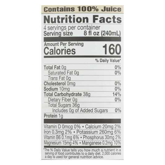 Lakewood Organic Concord Grape Juice, 32oz, 6-Pack