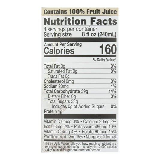 Lakewood Organic Pure Pomegranate Juice, 32 fl oz, 6 Pack