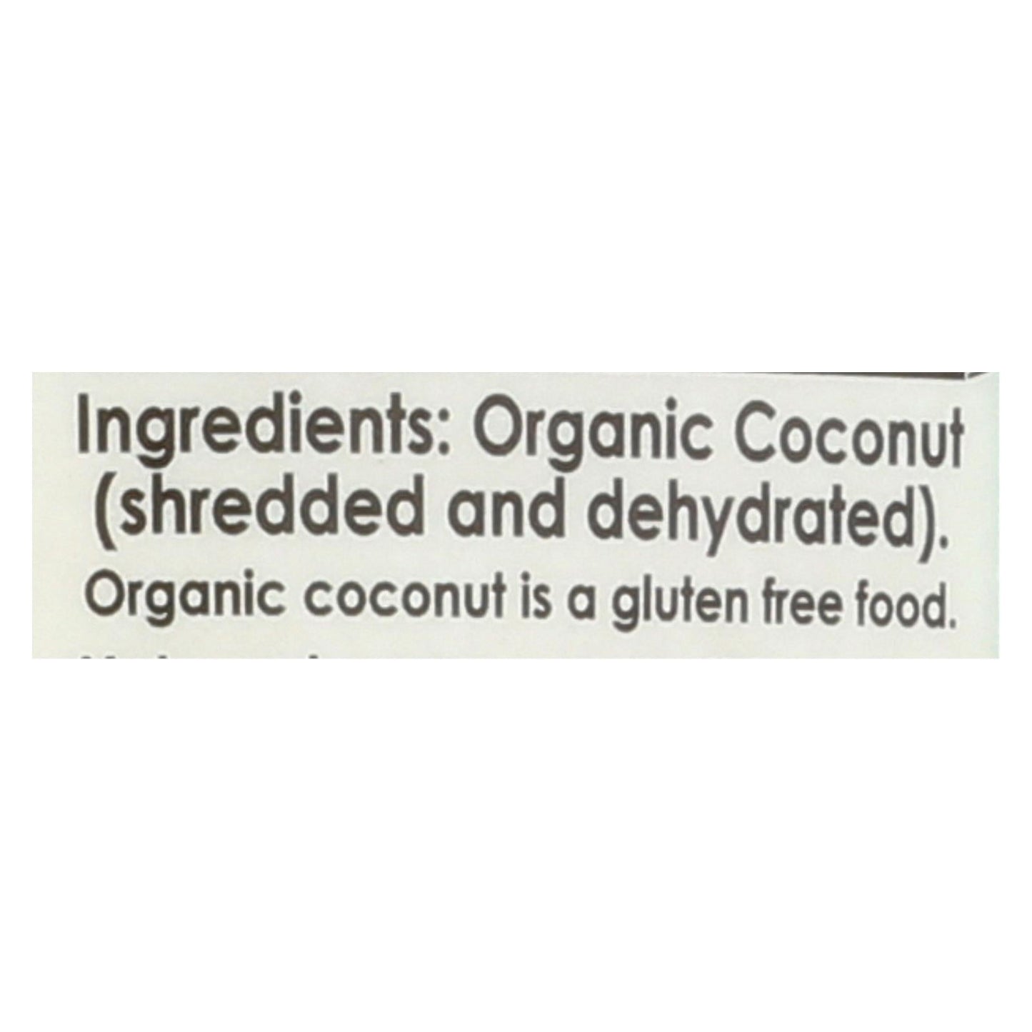Organic Shredded Coconut, 8 oz, Case of 12 - Let's Do Organics