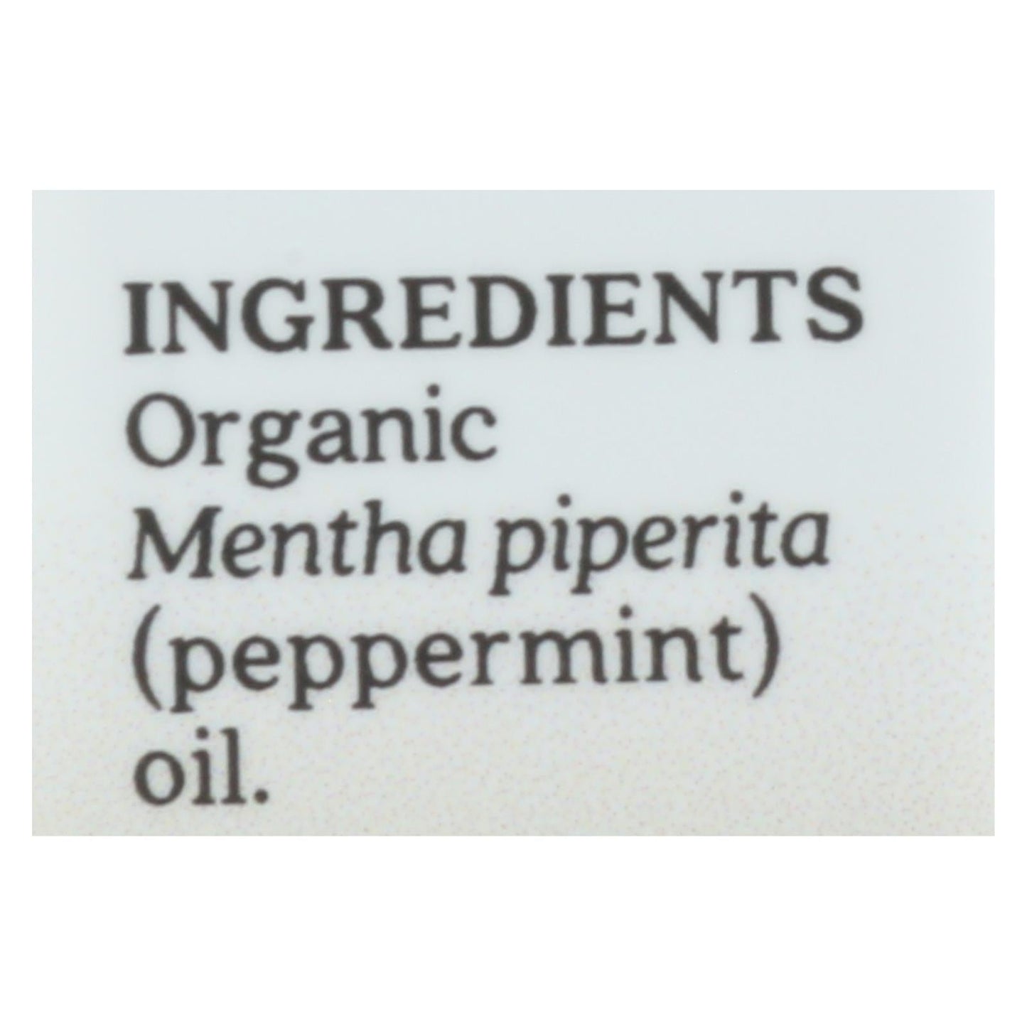 Aura Cacia - Organic Peppermint - .25 Oz