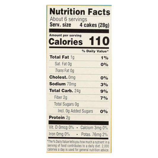 Lundberg Brown Rice Cakes - Thin Stackers, 6-Pack