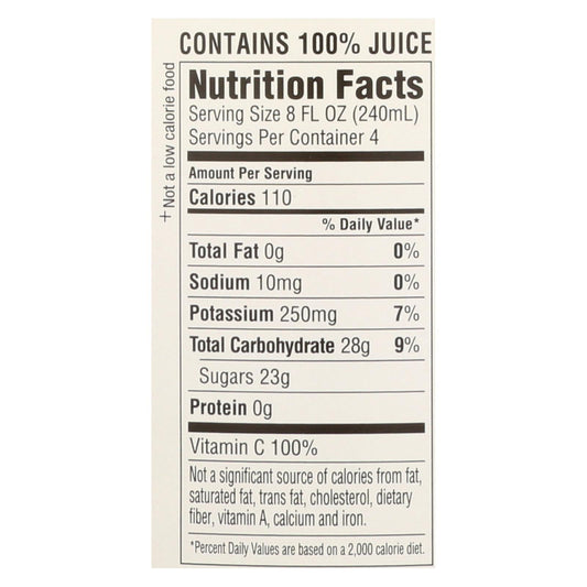 Rw Knudsen Organic Apple Juice - Case of 6 - 32 FZ