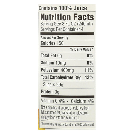 R.W. Knudsen Organic Juice, Pear - Case of 6 - 32 FZ