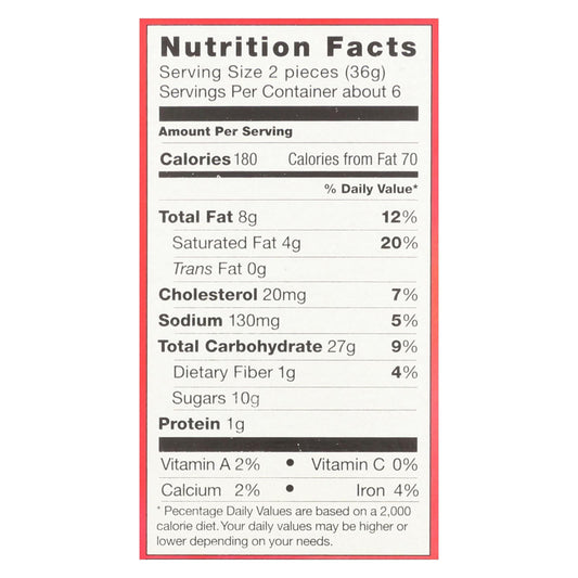 Pamela's Cinnamon Grahams Crackers, 7.5 oz, Case of 6