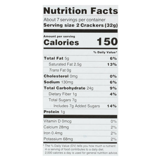 Kinnikinnick Graham Style Crackers - Case of 6 - 8 oz.