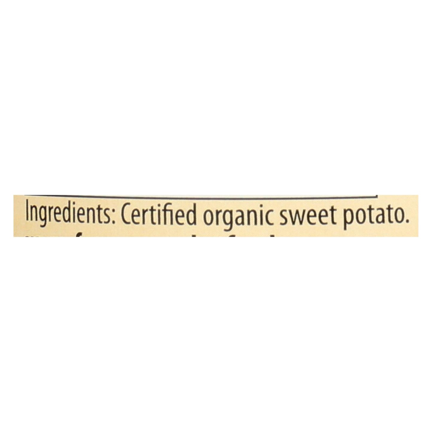 Organic Sweet Potato Puree, 15 oz (Case of 12)