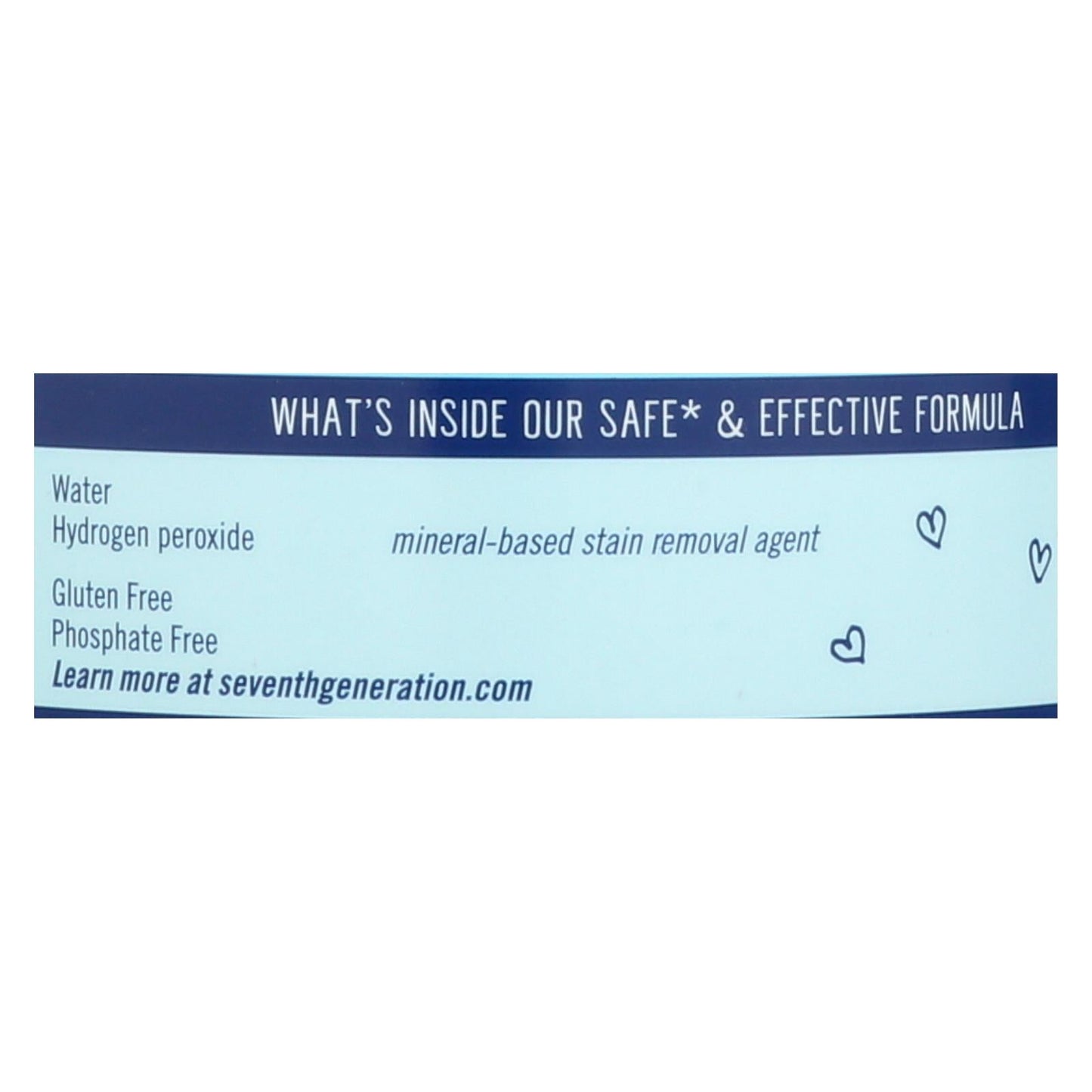 Seventh Gen Chlorine-Free Bleach, Free & Clear, 6-Pack