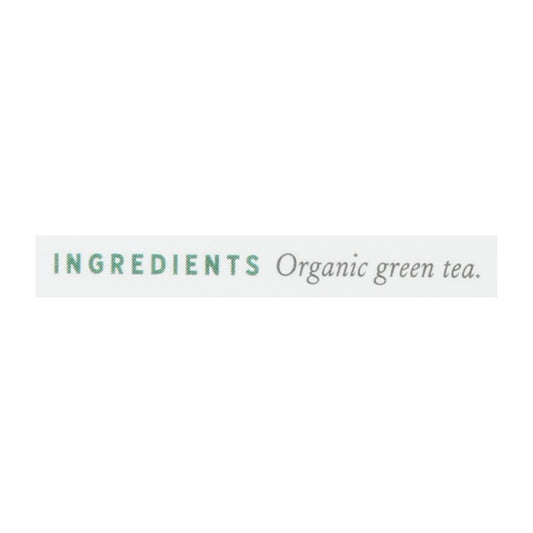 Rishi Organic Green Tea - Sencha - Case Of 6 - 15 Bags