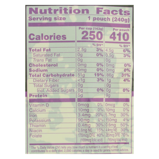 Seeds Of Change Jasmine Rice, 8.5 Oz, Case of 12