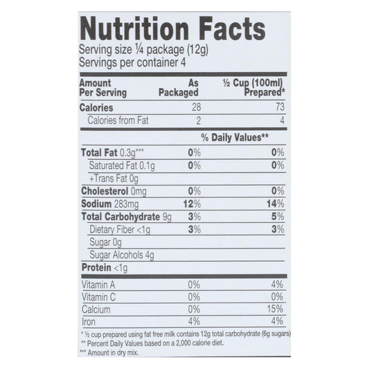 Simply Delish Chocolate Pudding & Pie Filling, 6 Pack