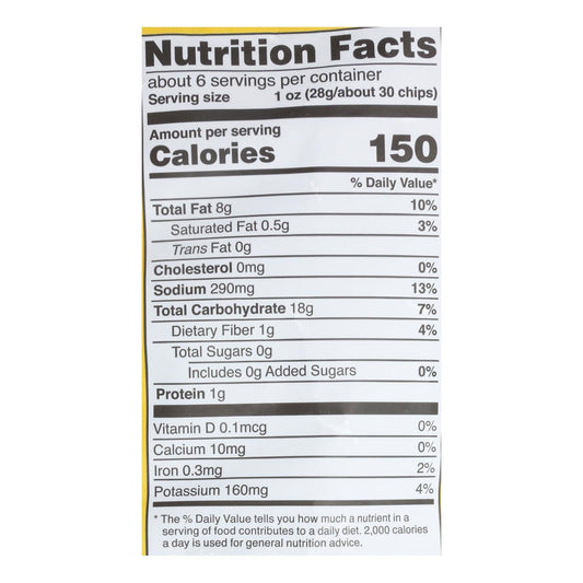 Good Health Sea Salt Veggie Chips - Case Of 10 - 6.25 Oz