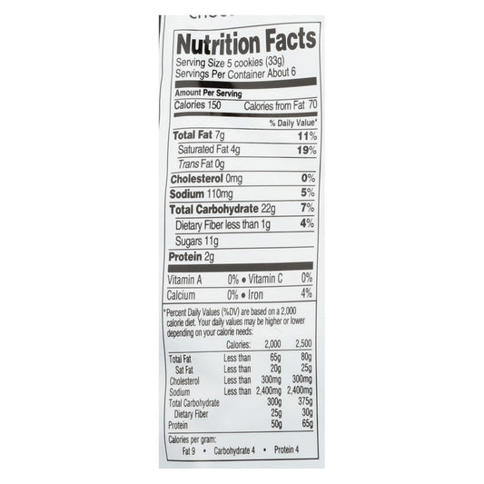 Newman's Own Organic Choc Chip Cookies, 7oz, Pack of 6