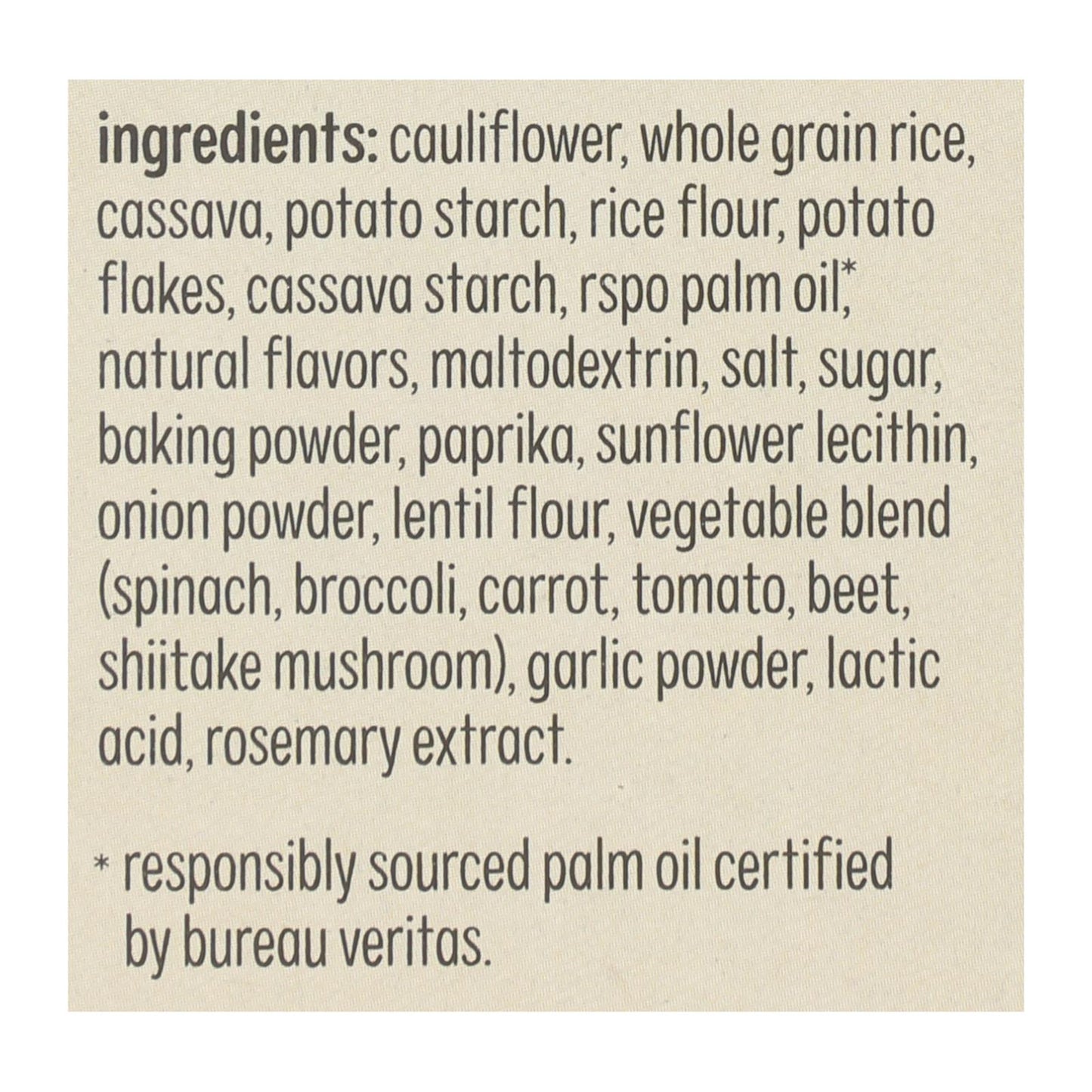 Cauliflower Cheddar Crackers - Case of 6 - 4 Oz