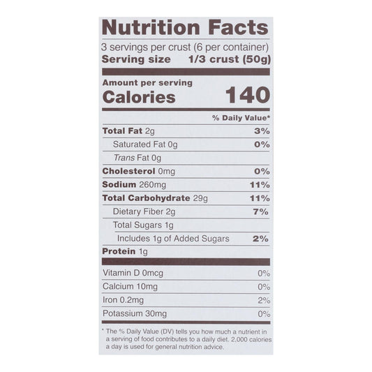 Schar Pizza Crust - Gluten Free - Case Of 4 - 10.6 Oz