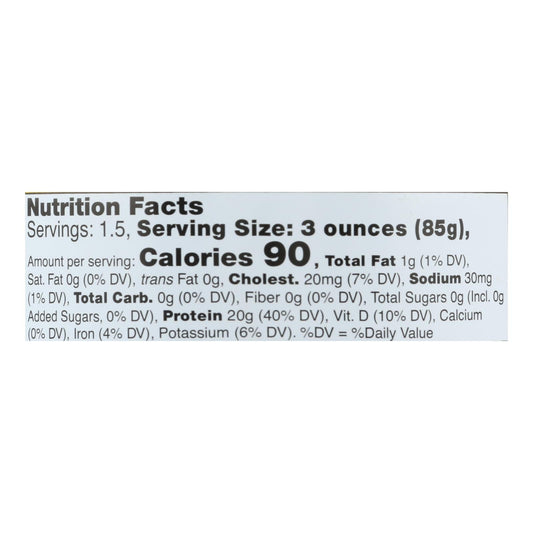 Wild Planet Skipjack Tuna - No Salt, 12 Pack, 5 Oz Each