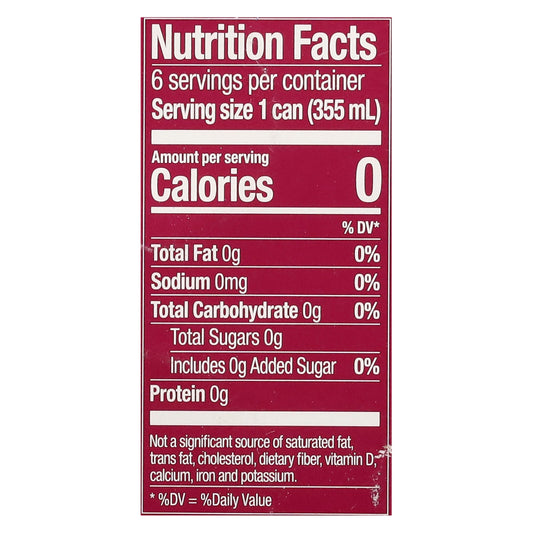 Zevia - Soda Cran Rasp Zero Cal - CS of 4-6/12 FZ