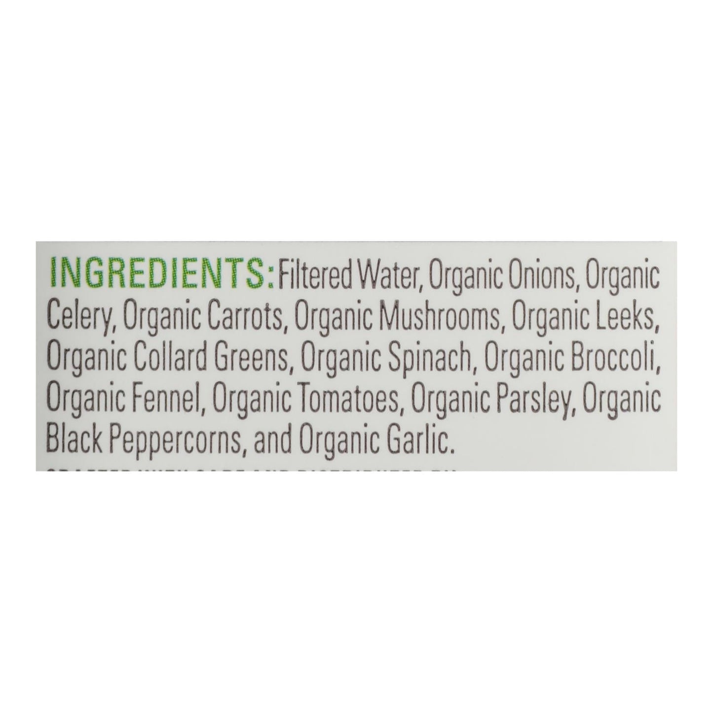 Bonafide No Salt Vegetable Broth, 6-Pack, 32 oz Each