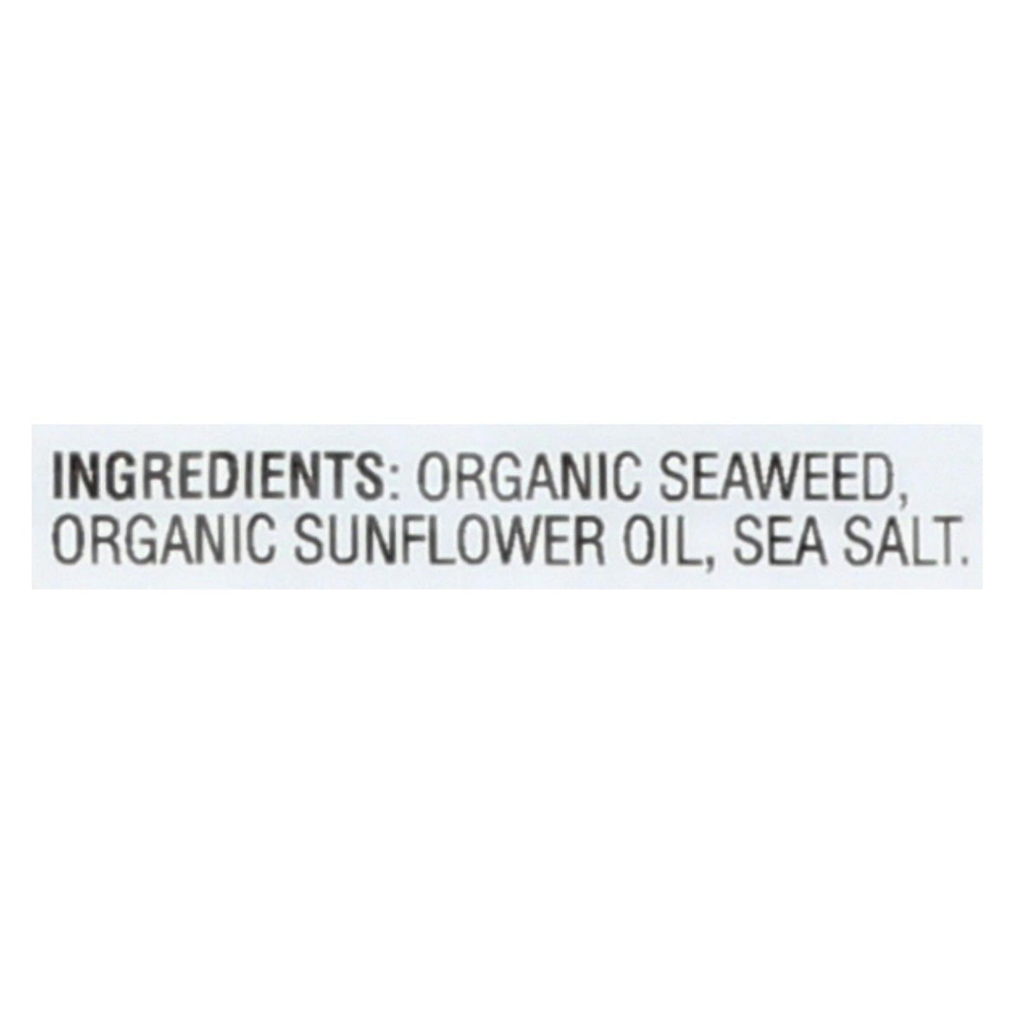 Gimme Organic Sea Salt Roasted Seaweed Snacks, 6 Packs
