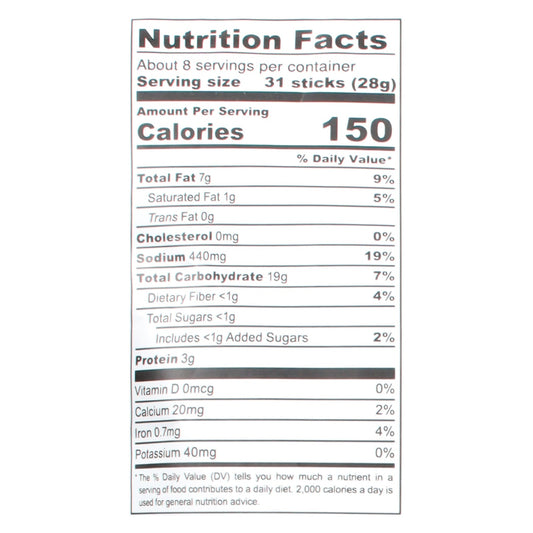 Pop Daddy - Pretzel Sticks Grlc Parm - CS of 12-7.5 OZ