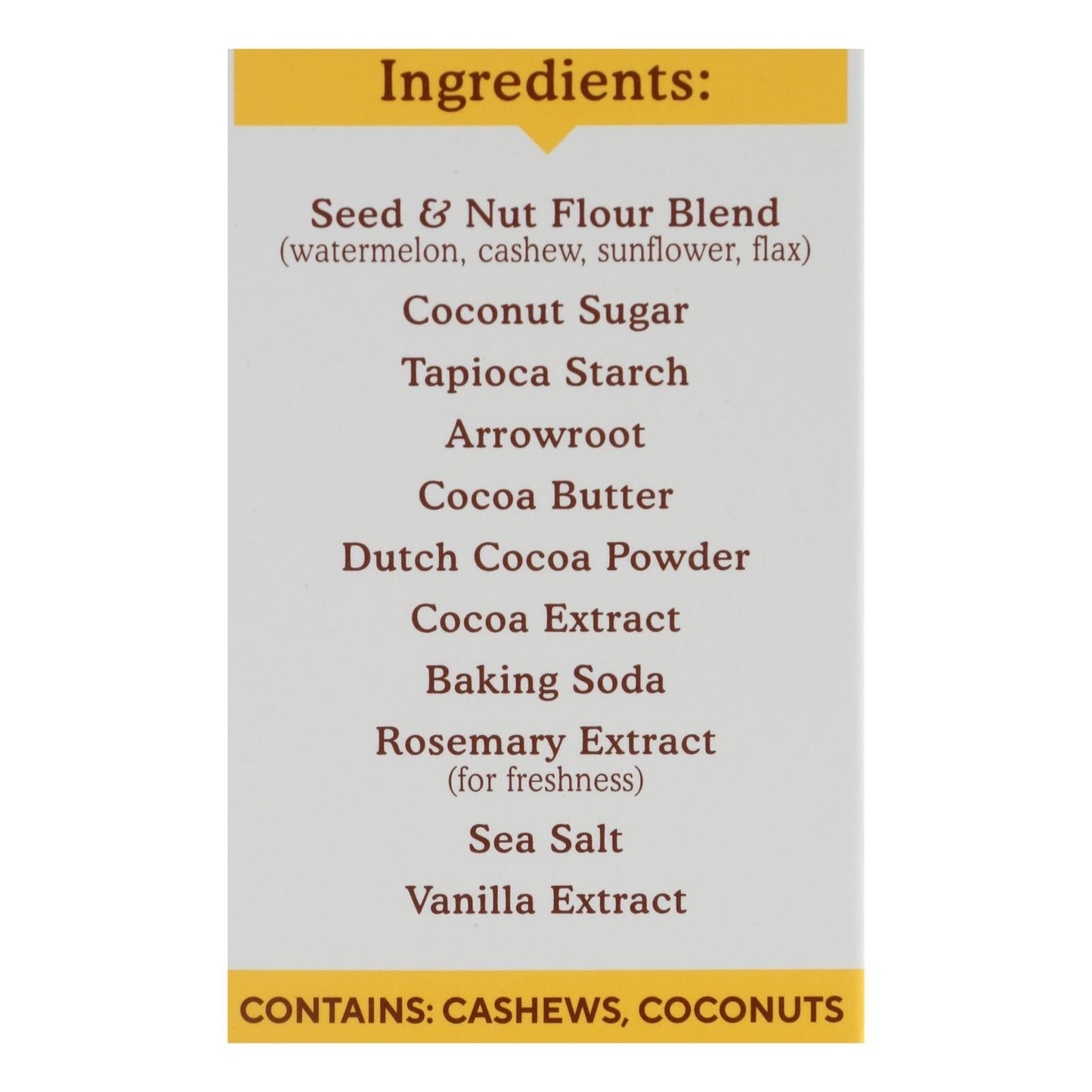 Simple Mills Sweet Thins Chocolate Brownie 6 Pack