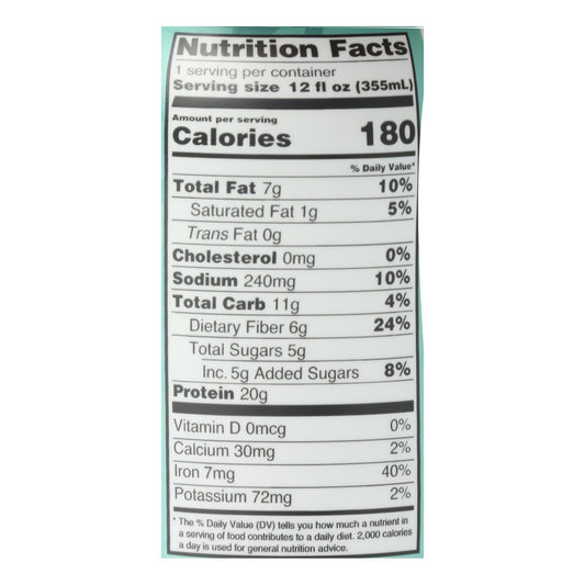 Only What You Need - Plant Based Protein Shake - Cold Brew Coffee - Case Of 12 - 12 Fl Oz.