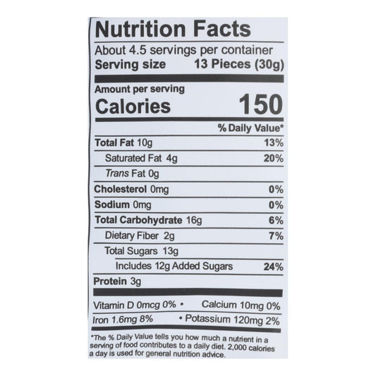 Unreal Dark Chocolate Peanut Gems - Case of 6 - 5 OZ