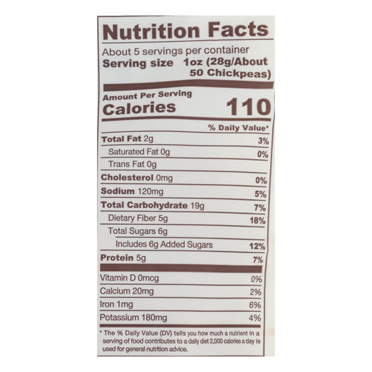 Biena Chickpea Snacks - Honey Roasted - Case Of 8 - 5 Oz.