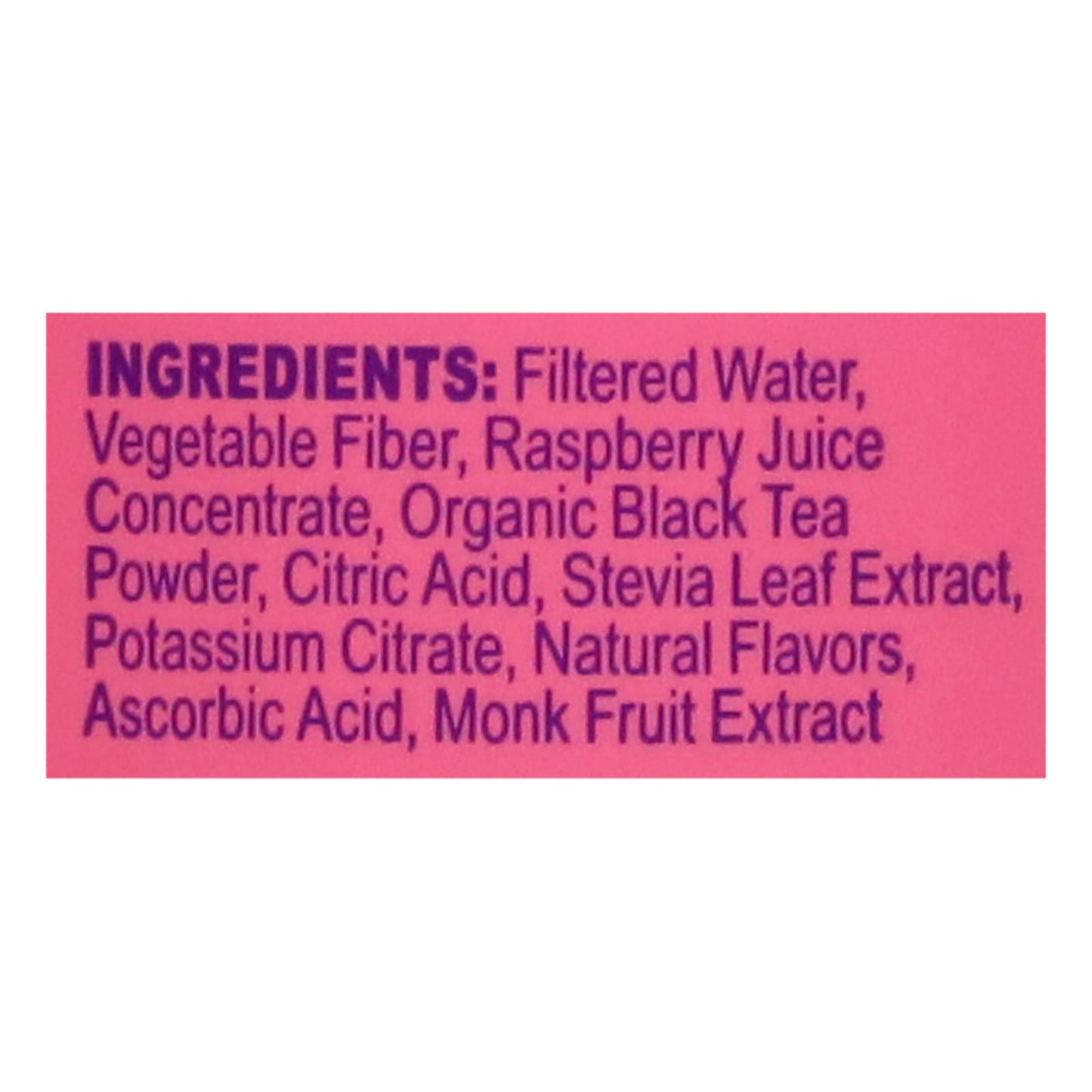 Swoon - Tea Raspberry Zero Sugar - CS of 12-12 OZ