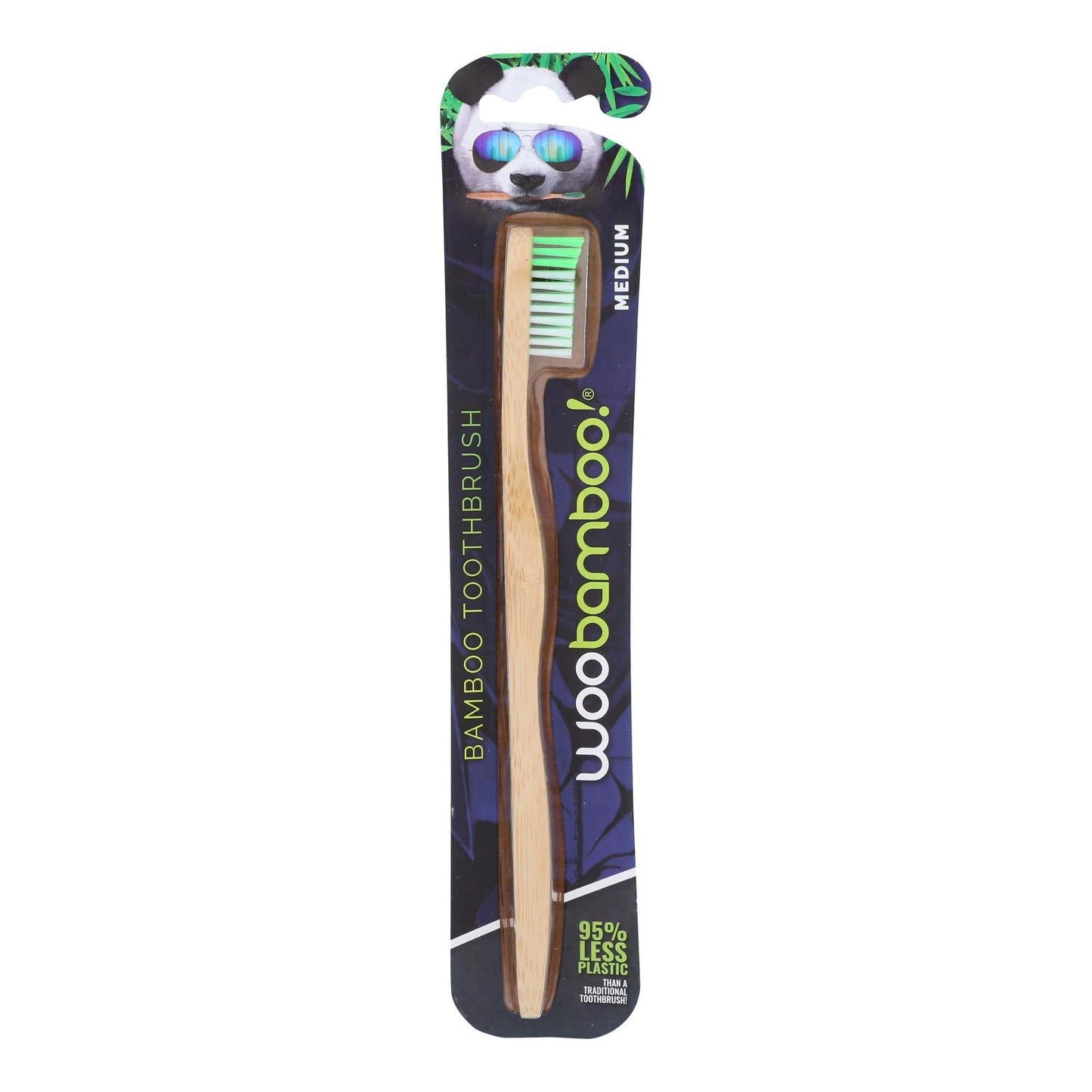 Woobamboo! Adult Medium Toothbrushes - Case Of 6 - Ct