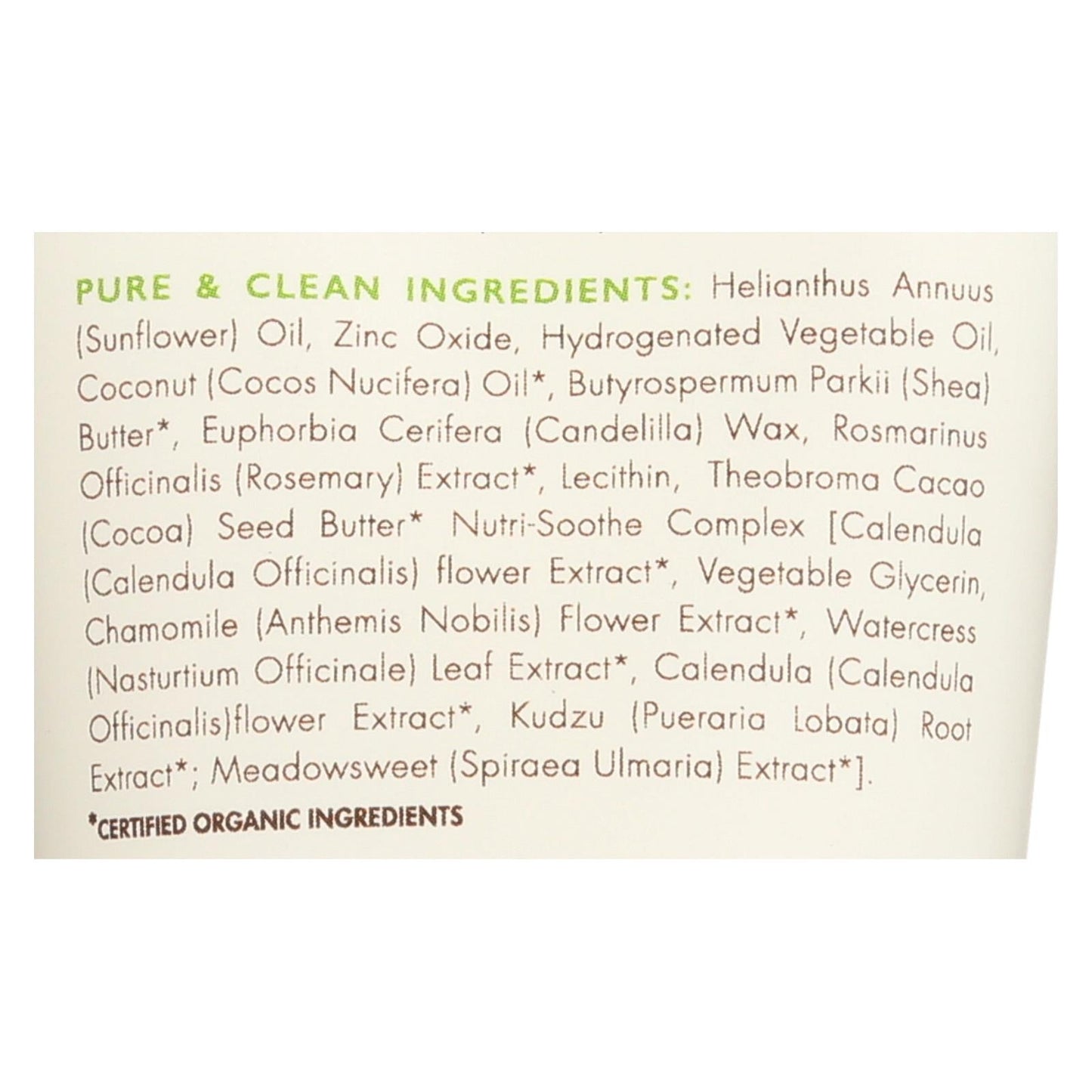 Babo Botanicals Diaper Cream Sens Free Baby 3 Oz