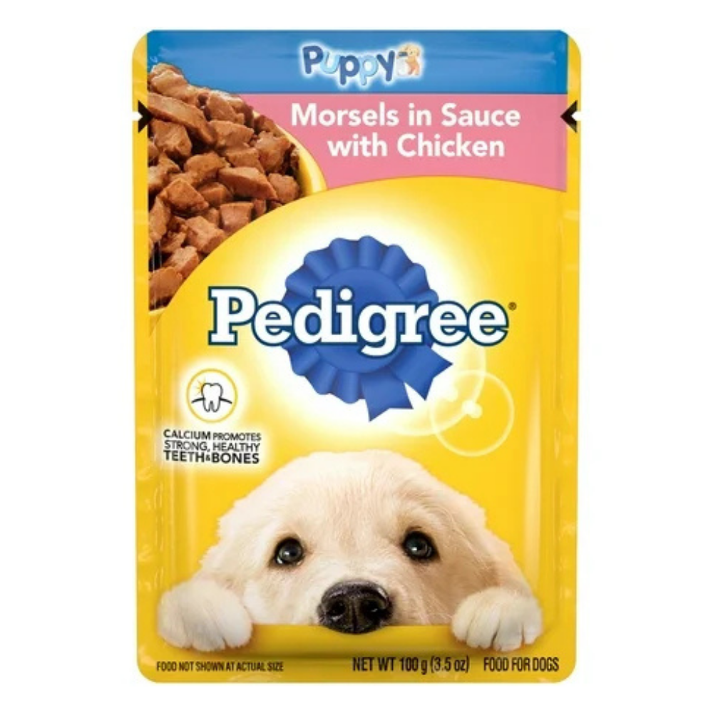 Pedigree Puppy Morsels in Sauce with Chicken (3.5oz)