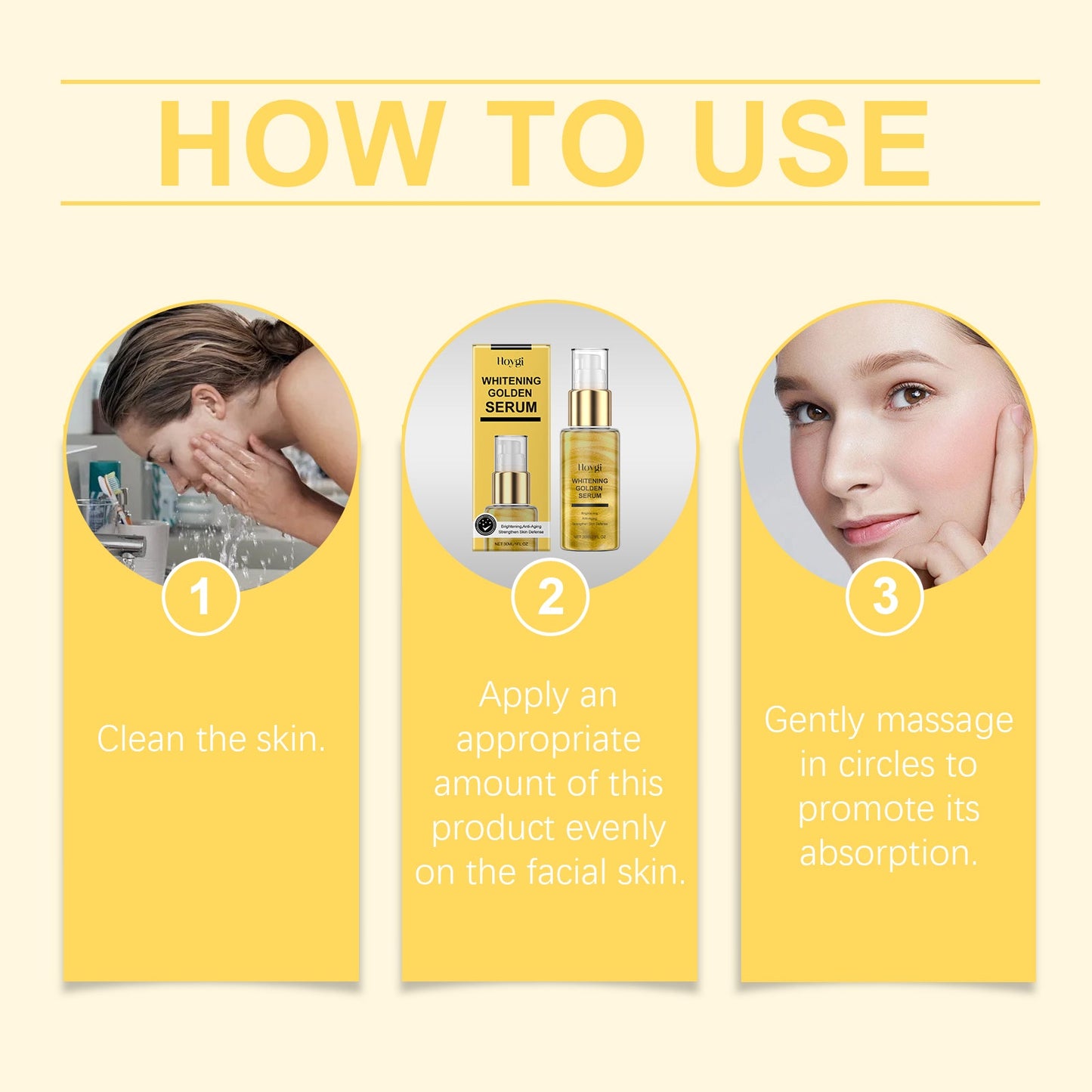 Hoygi Gold Skin Care Essence, Gently Hydrates And Nourishes Skin