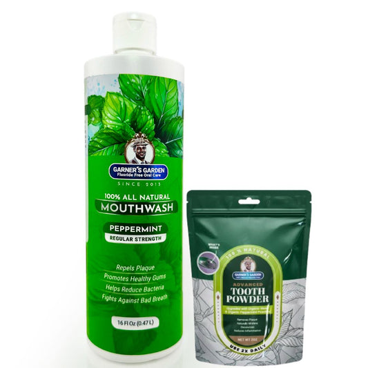 Natural Mouthwash and Tooth Powder | H2O2 | Antibacterial Fluoride-Free