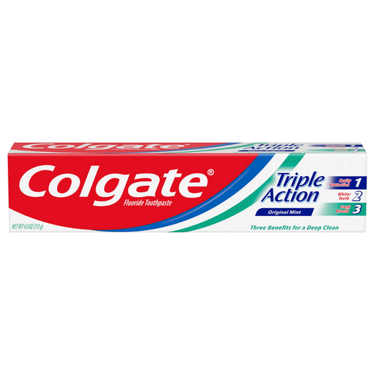 Colgate Triple Action Original Mint Toothpaste (4 oz)