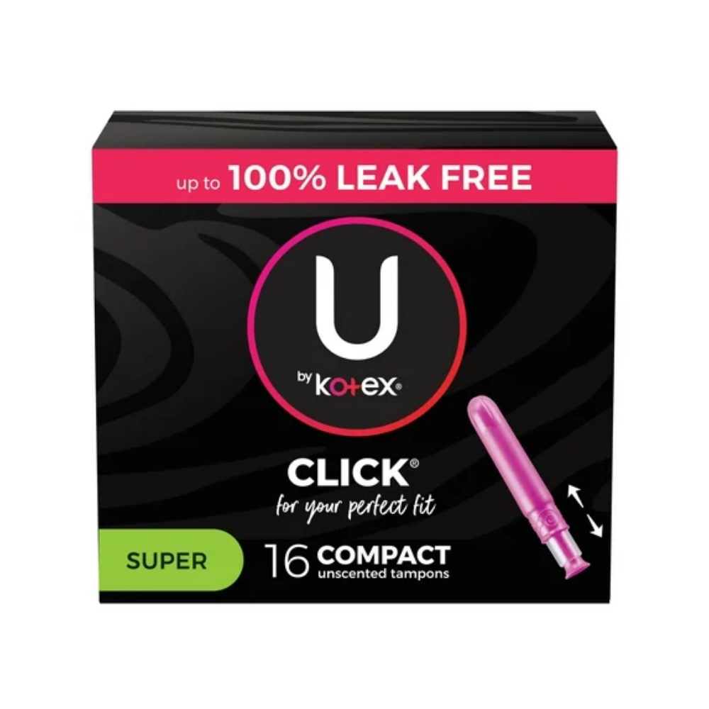 U by Kotex Click Compact Tampons Super (16ct)