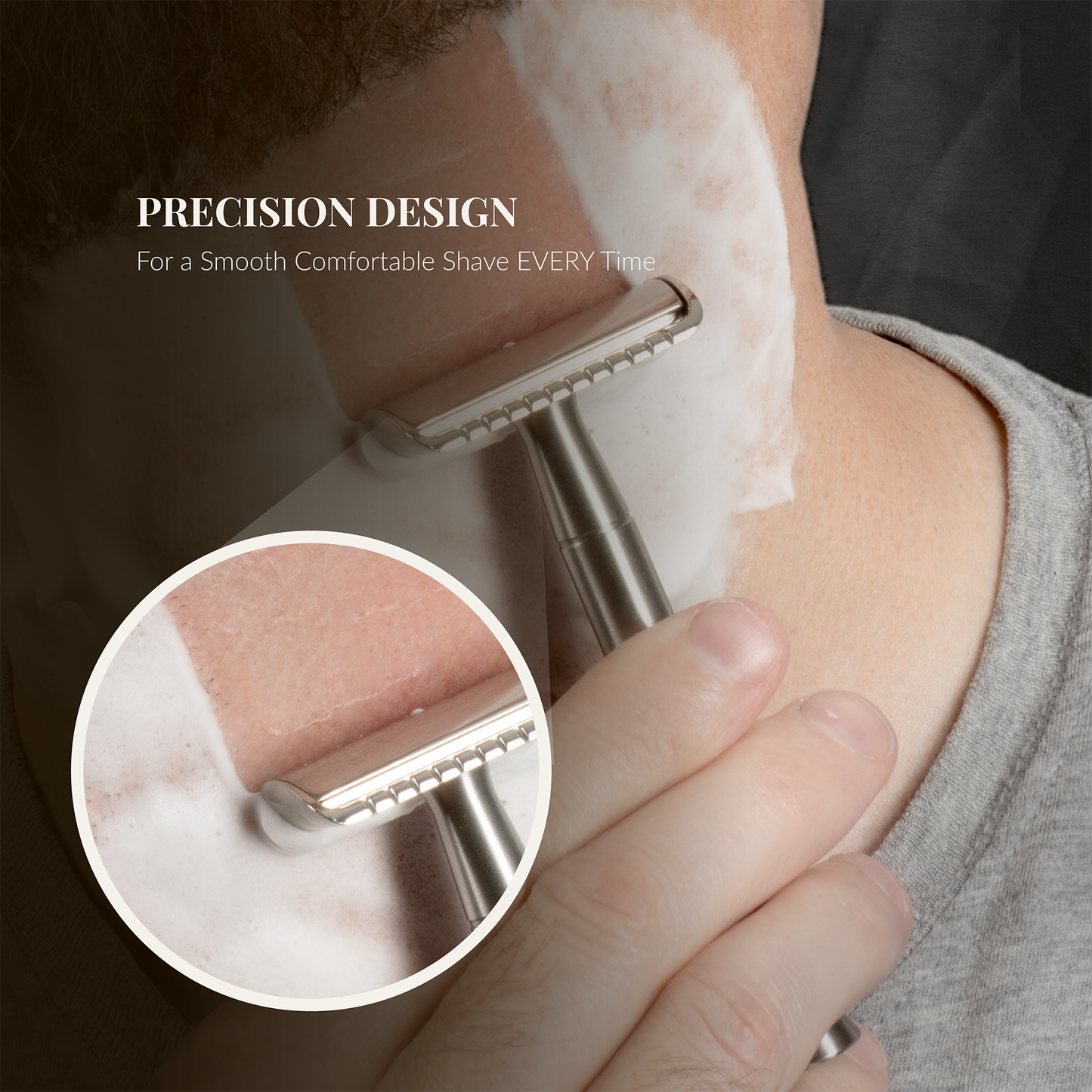 Safety Razor - Baron Classic - Brushed Alloy