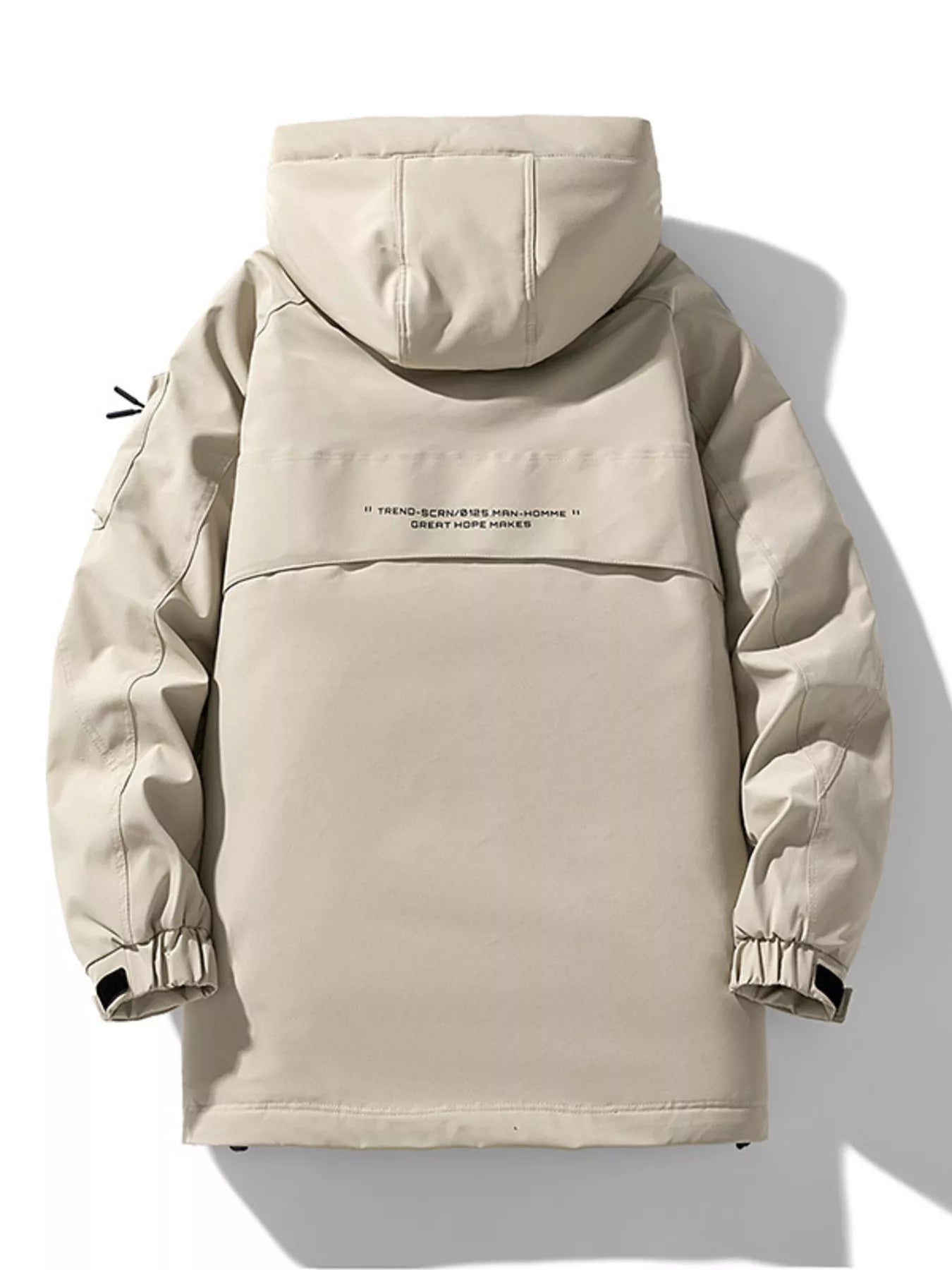 Men's Plus Size Urban Style Hooded Winter Padded Jacket