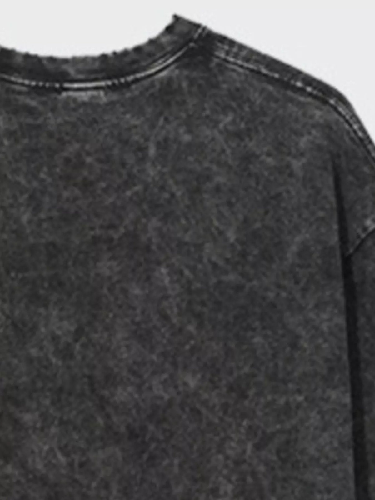 Men's Vintage Graphic Round Neck Oversized T-Shirt