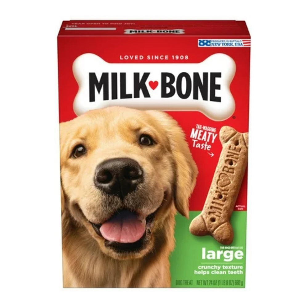 Milk-Bone Original Dog Biscuits Large Crunchy Dog Treats (24oz)