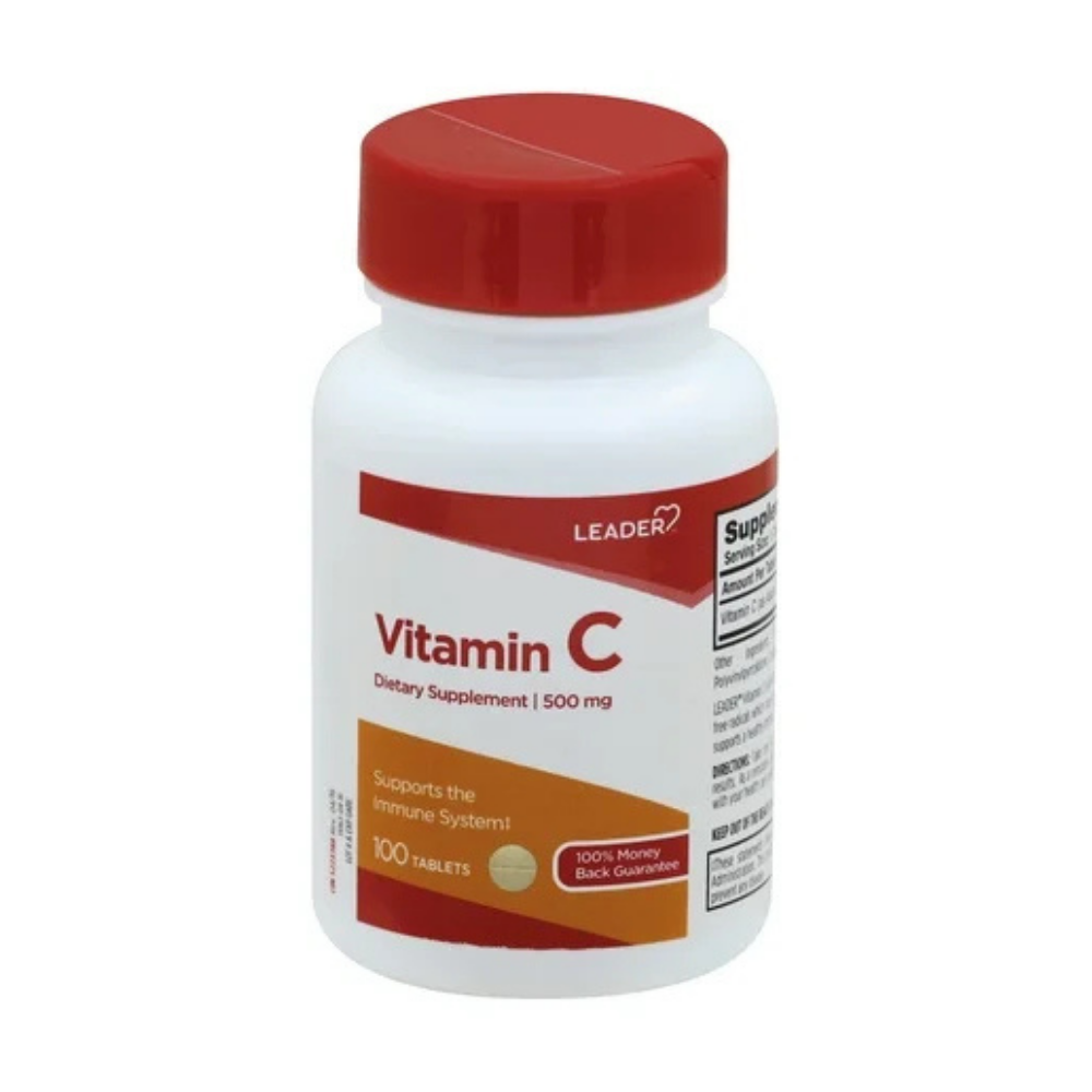 Leader Vitamin C (500 mg 100 ct)