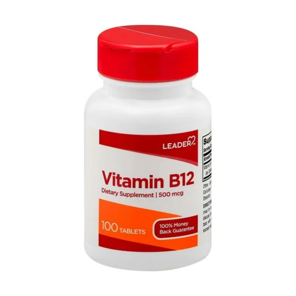 Leader Vitamin B12 (500 mcg 100 ct)