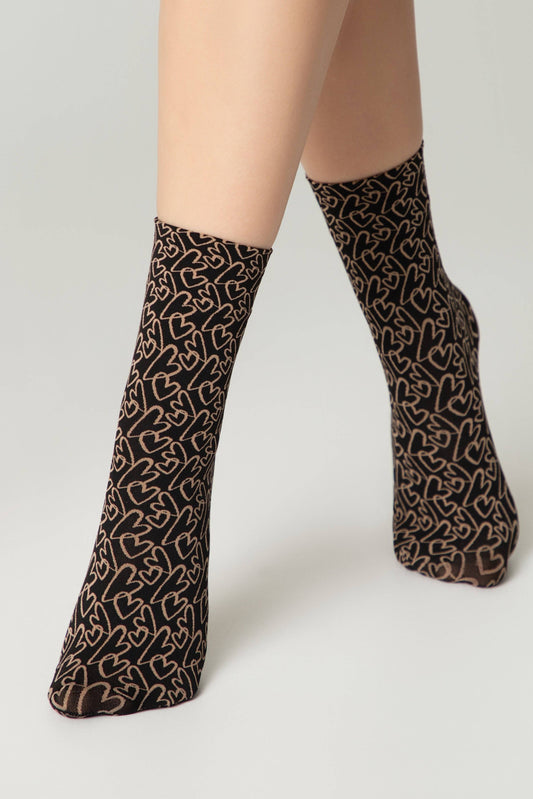 Dense Socks Conte Fantasy - "Love" Designs