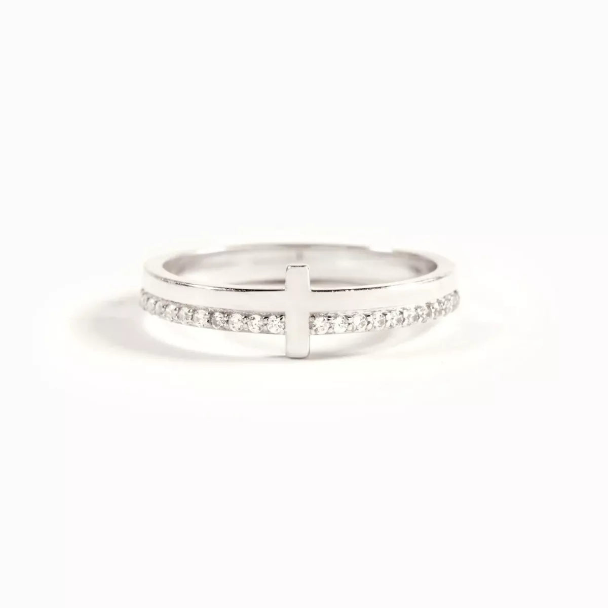 925 Sterling Silver Cross Ring