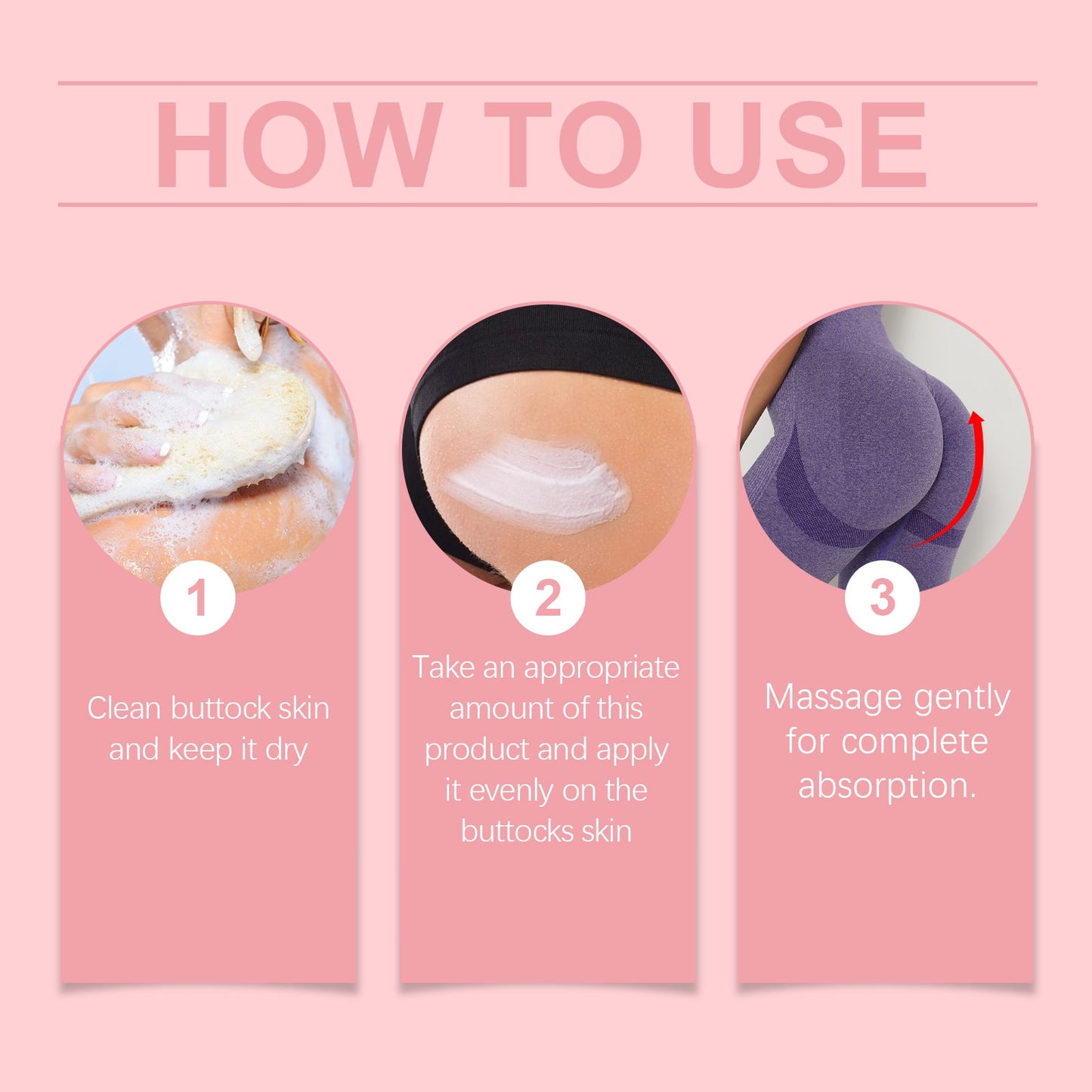 Oceaura Butt Care Cream Body Butt Care Massage Skin Care Moisturizing Cream