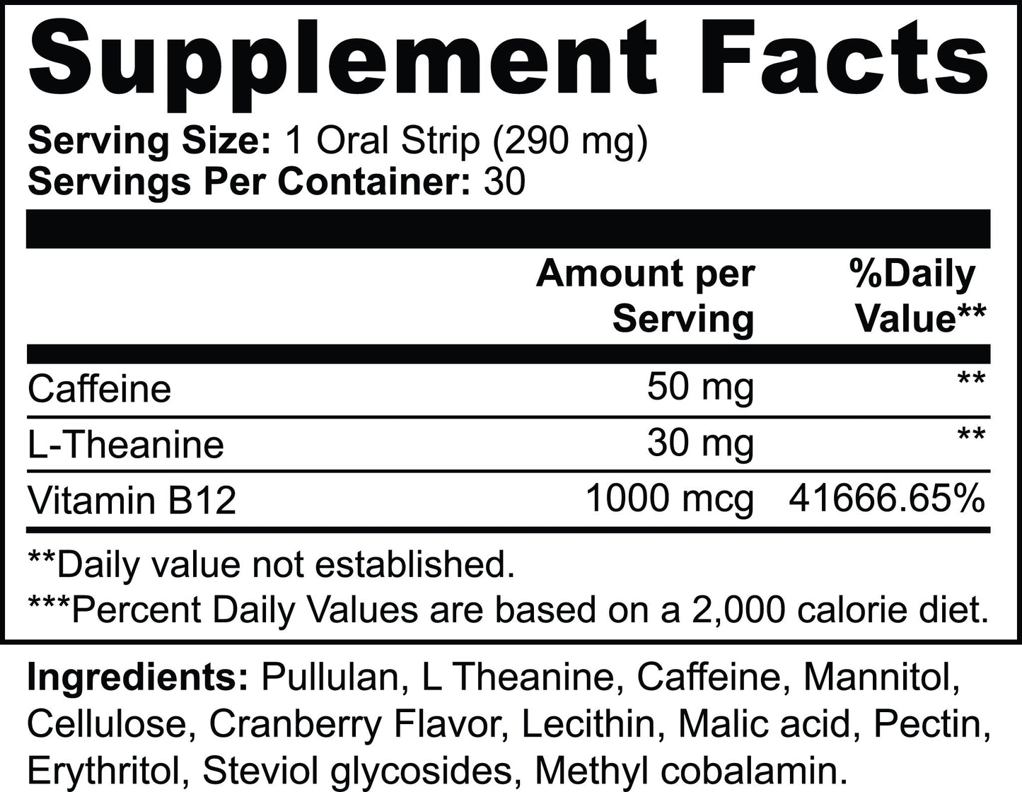 Fast Acting Energy Strips Instant Boost For Focus Stamina