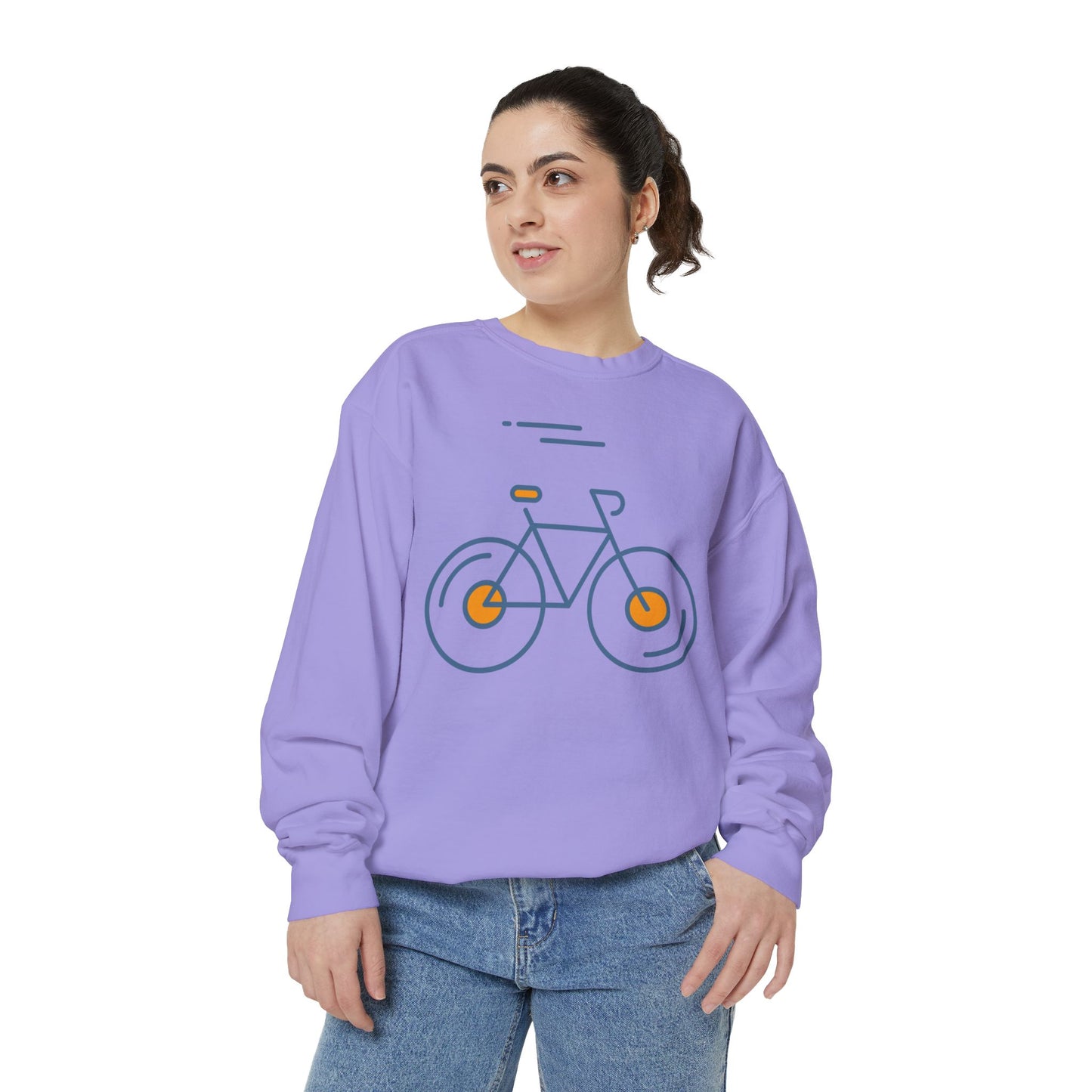 SW-063ML-24 Unisex Warm Garment-Dyed Sweatshirt