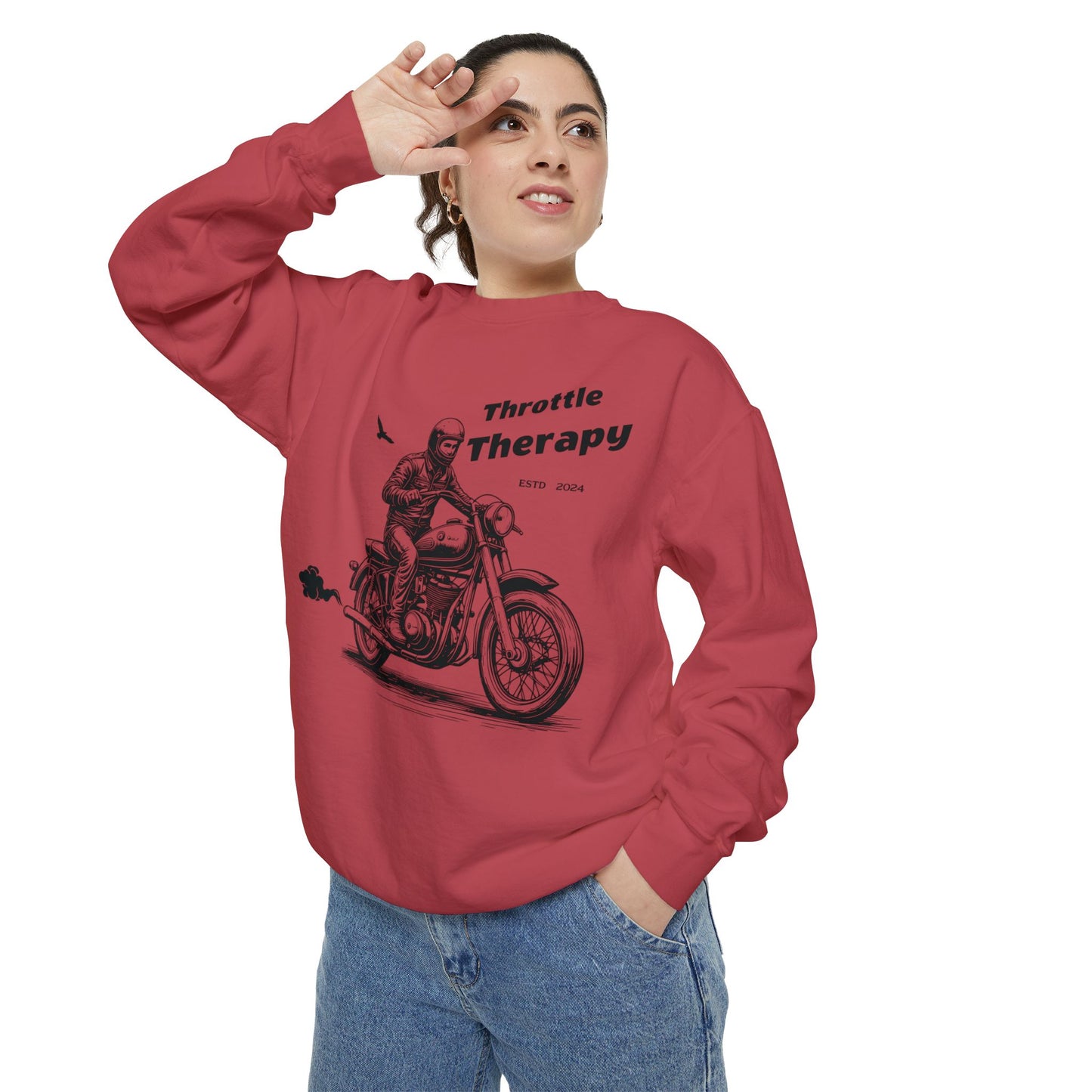 SW-064ML-24 Comfy Bike lover Sweatshirt